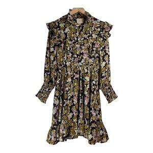 I. Madeline Ruffled Floral Mini Dress NWT